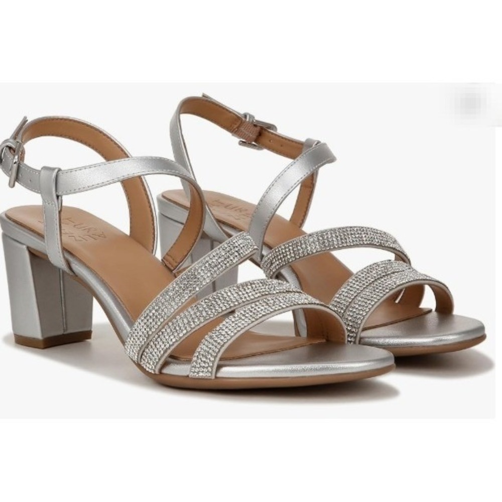 Naturalizer Elegant Bridget 4 Block Heeled 9.5W Dress Sandal